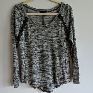 Black & White Long Sleeve Shirt